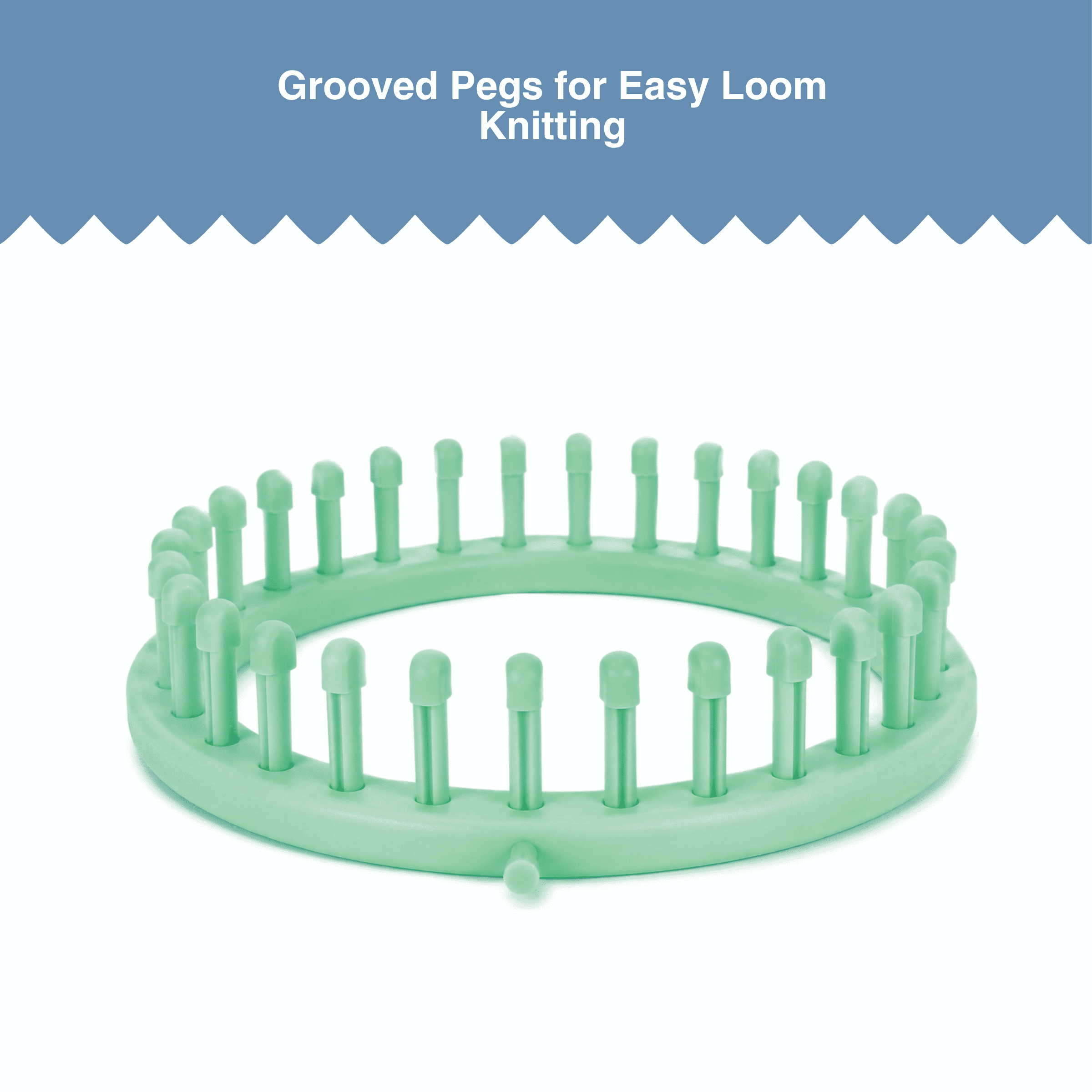 Hello Hobby 30 Peg 7.5-inch Medium Round Loom