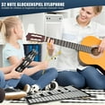 thumbnail image 6 of StarBay Glockenspiel Kit, 32 Notes, Portable With stand, mallets, drumsticks, carrying bag., 6 of 15