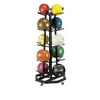 Champion Sports Rack with Wheels for 20 Medicine Balls