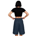 thumbnail image 5 of Taqqpue Womens Bermuda Shorts Elastic High Waist Drawstring Shorts Loose Capris Wide Leg Comfy Summer Beach Casual Dressy Pant with Pockets, 5 of 10