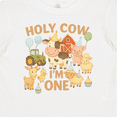 thumbnail image 4 of Inktastic Holy Cow I'm One Boy Farm Animal Birthday Boys or Girls Baby T-Shirt, 4 of 5