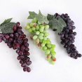 thumbnail image 2 of 1 Bunch Fake Grape Artificial Plastic Lifelike Faux Fruit Home Garden Decoration, 2 of 5