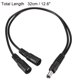 thumbnail image 5 of 1 Macho a 2 Hembra 5,5mm x 2,1mm 32 cm DC Alimentación Divisor Cable para CCTV Seguridad Cámaras, 5 of 6