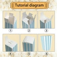 thumbnail image 3 of NOGIS 50 Pcs Paper Blue Popcorn Boxes, Blue Popcorn Bags with White Striped, Popcorn Boxes for Party, Popcorn Holders for Party Birthday Favor Supplies.(Blue, 4.7脳2.8 in), 3 of 7