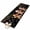 Black Red, variant on Gingerbread Christmas 2'x6' Runner Rugs for Hallway Kitchen Bedside Non Slip, Xmas Balls Branches Red Buffalo Plaid Entryway Rug Runners with Rubber Backing, Long Carpet Runner for Laundry Room