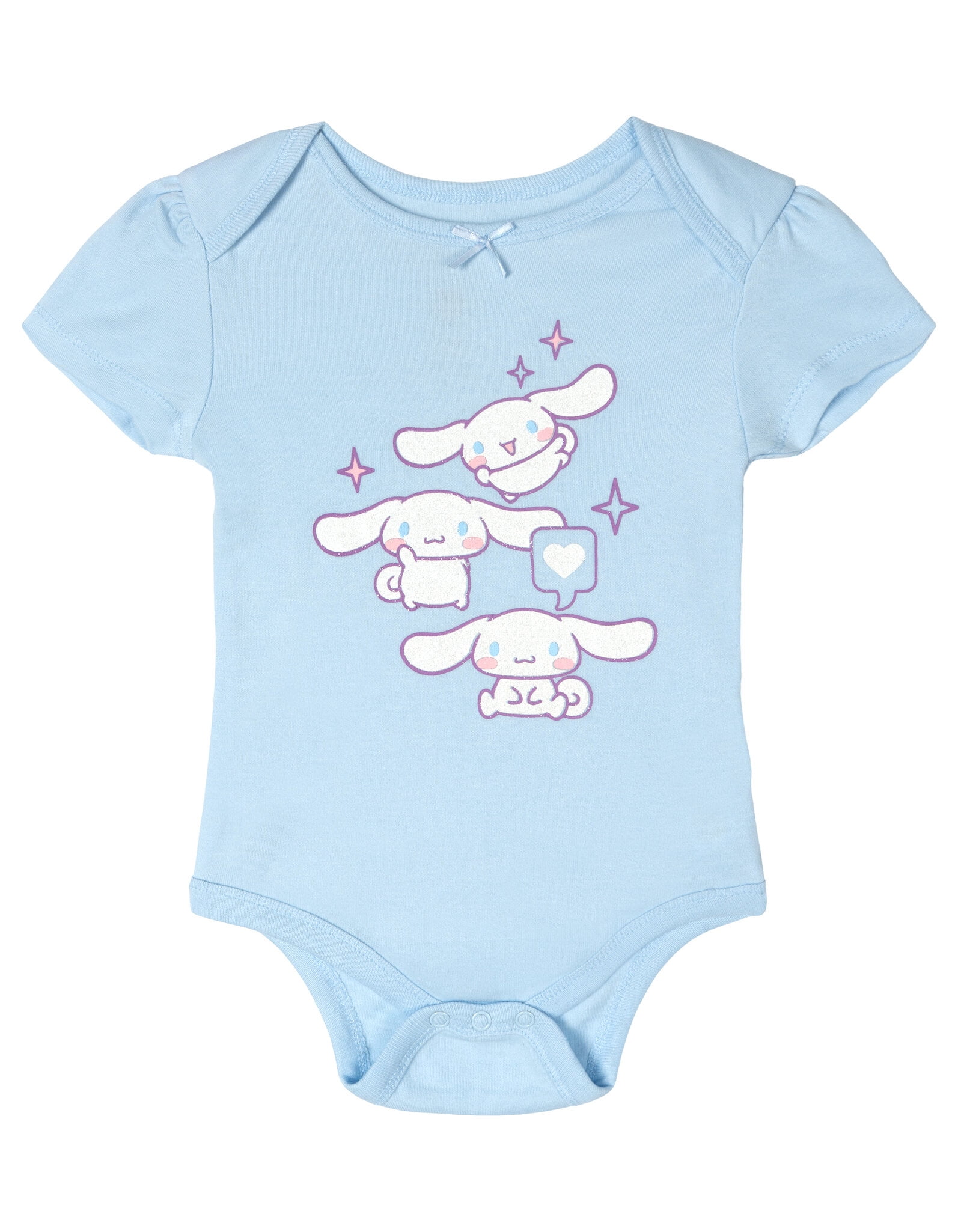 Hello Kitty Kuromi Cinnamoroll 5 Pack Bodysuits Newborn to Infant