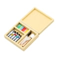 thumbnail image 3 of Juego de pinceles y herramientas de pintura para casa de muñecas en miniatura a escala 1:6, escala 1:12 Madera, 3 of 7