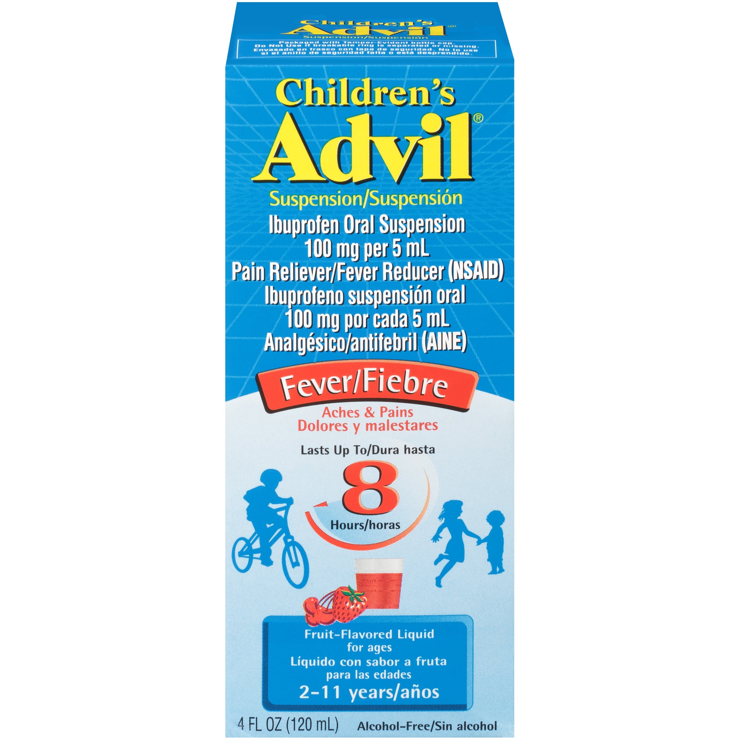 Children's Advil® Liquid Suspension Fever Reducer/Pain Reliever
