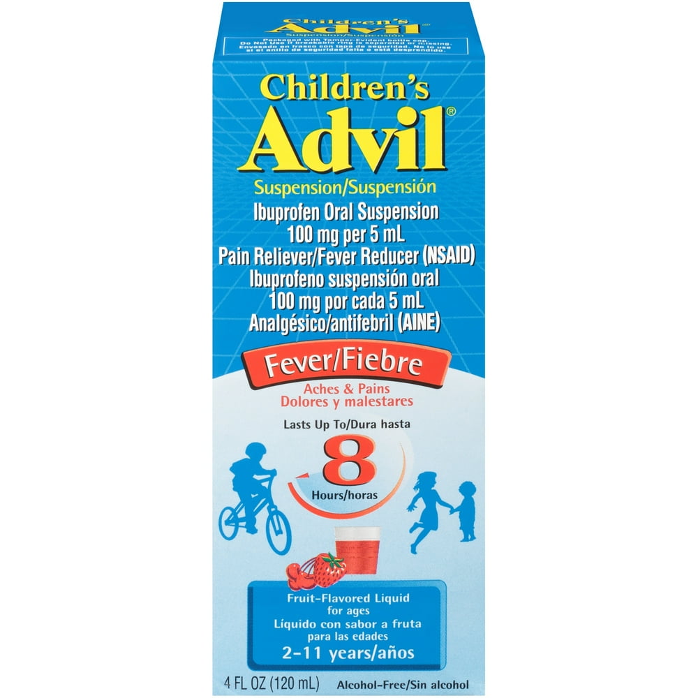 Children's Advil Liquid Suspension Fever Reducer/Pain Reliever