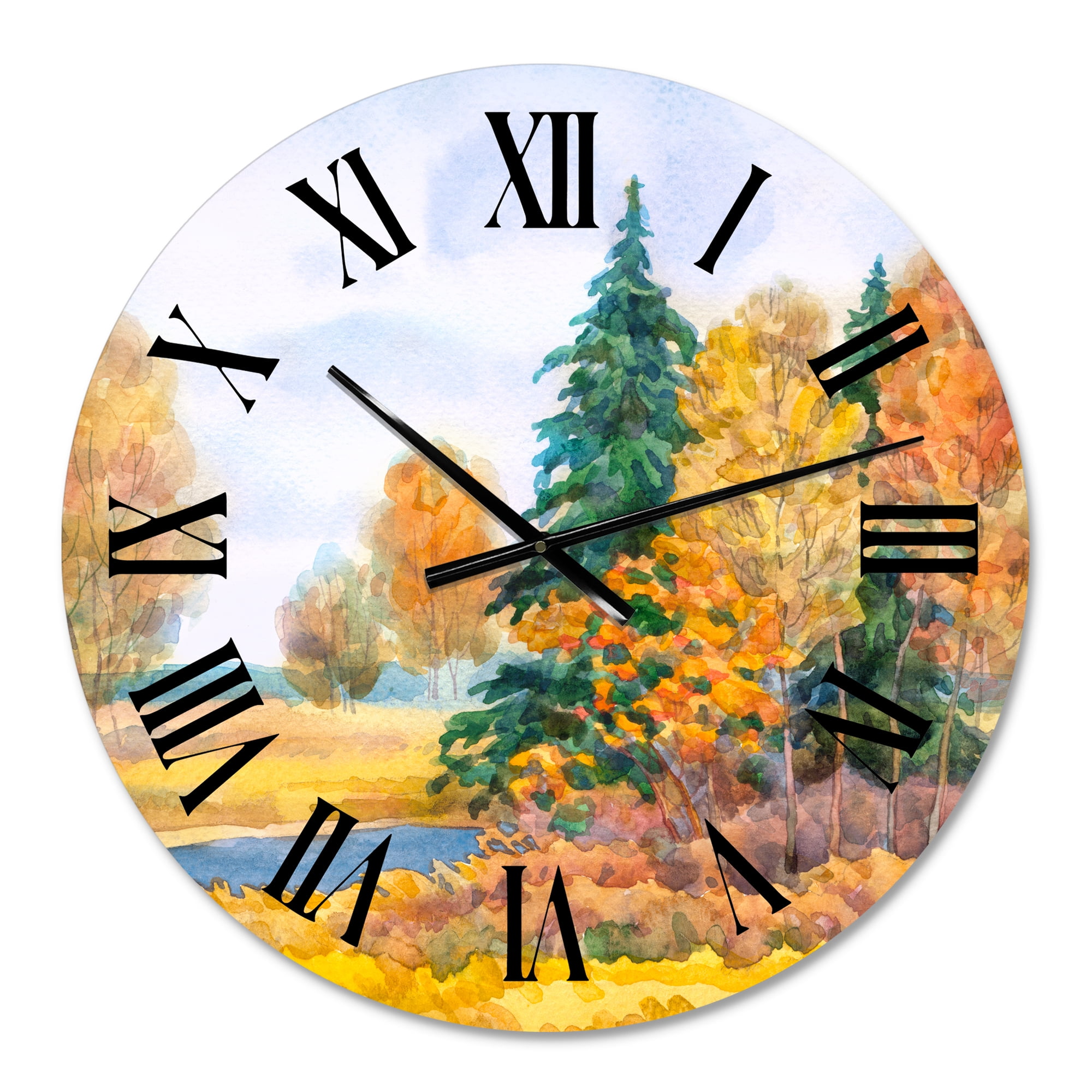 Designart 1 in Quartz Wall Clock