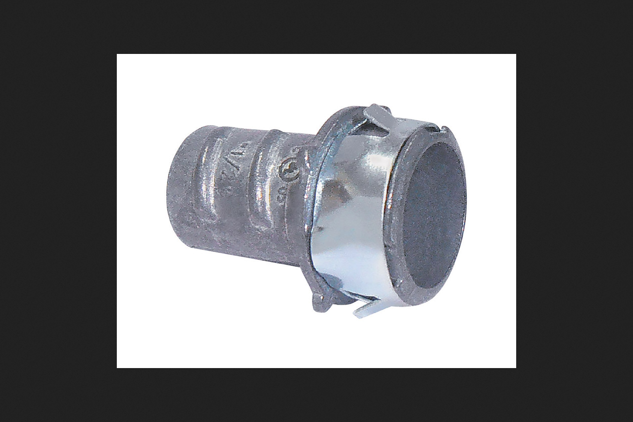 Sigma Snap Lock 1/2 in. Dia. Aluminum Electrical Conduit Connector 25