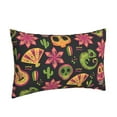thumbnail image 7 of LNWH Rectangle Pillow Cover, Guitar Skull Aztec Cactus Cushion Covers Pillowcase for Couch Bedroom Sofa, 14"x20", 7 of 7