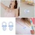 thumbnail image 4 of 150 Uds Mini chupetes chupetes acrílicos chupetes transparentes chupetes de bebé para juegos de Baby Shower, 4 of 6