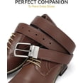 thumbnail image 3 of Cinturón CHAOREN Reversible de Cuero para Hombre Estilo Elegante, 3 of 6
