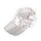 thumbnail image 1 of Gorra unisex de color sólido, versátil, con protección solar y parasol, de malla, deportiva, con lentejuelas, ajustable, de béisbol, de algodón., 1 of 2