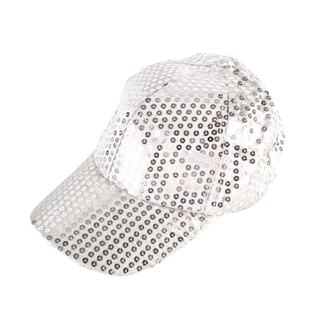 Gorra unisex de color sólido, versátil, con protección solar y parasol, de malla, deportiva, con lentejuelas, ajustable, de béisbol, de algodón.