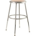 thumbnail image 2 of (Pack of 2) NPS 19 -27" Height Adjustable Heavy Duty Steel Stool, Grey, 2 of 3