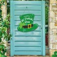 thumbnail image 5 of weibbin St Patricks Day Door Decorations, Saint Patricks Day Decorations for the Home, St Patricks Day Door Hanger, Farmhouse St Patrick Wall Decor Wooden Sign Hanging Decorations, 5 of 5