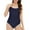 Navy, variant on yievot Women's One Piece Tummy Control Swimsuit Athletic Bathing Suit Swimwear