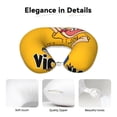 thumbnail image 5 of Lsque Sml Jeffy Print Travel Pillow Memory Foam - Head Neck Support Airplane Pillow U-Shaped Neck Pillow for Traveling, Car, Home, Office, 5 of 7