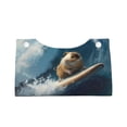 thumbnail image 2 of Pofeuu Surfing Guinea Pig Print Tissue Box Cover, Modern Decorative PU Leather Rectangular Tissue Box Case Organizer Holder for Vanity Countertop, Night Stands, Livingroom, 2 of 7