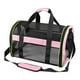 thumbnail image 1 of Transportín de viaje para mascotas, transportín para gatos con correa para el hombro, tamaño 44 x 28 x 28 cm, bolso de hombro Negro Rosa Mixto, 1 of 8