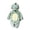 B-Light Green-174, variant on CUZIBR Baby Onesies Girl Boy Dinosaur Themed Fuzzy Long Sleeve Romper Zip Up Hooded Jumpsuit Funny Daily Wear,Green,6-9 Months