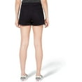 thumbnail image 2 of Tinseltown Womens Cutoff Fraye Ho Denim Shorts Black 9, 2 of 2