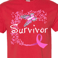 thumbnail image 4 of Inktastic Breast Cancer Survivor-butterfly Ribbon T-Shirt, 4 of 5