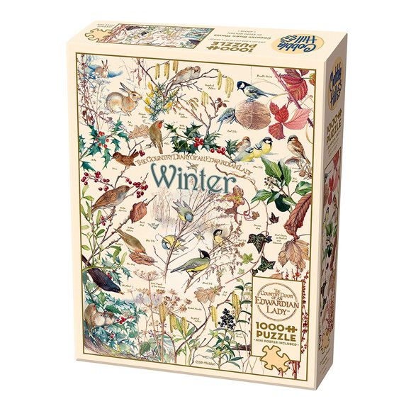 Cobble Hill Jigsaw Puzzle - Country Diary: Winter, 1000 Piece Puzzle