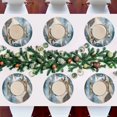 thumbnail image 7 of Ryvnso Wolf in Winter Round Plate Mats Dining Table Placemat Set of 4 for Holiday Decoration, 7 of 7