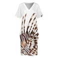 thumbnail image 3 of Vestido de bolsillo suelto de león, vestidos de mujer, vestido de fiesta de lujo para mujer, vestido de noche de lujo para mujer 2025, 3 of 6