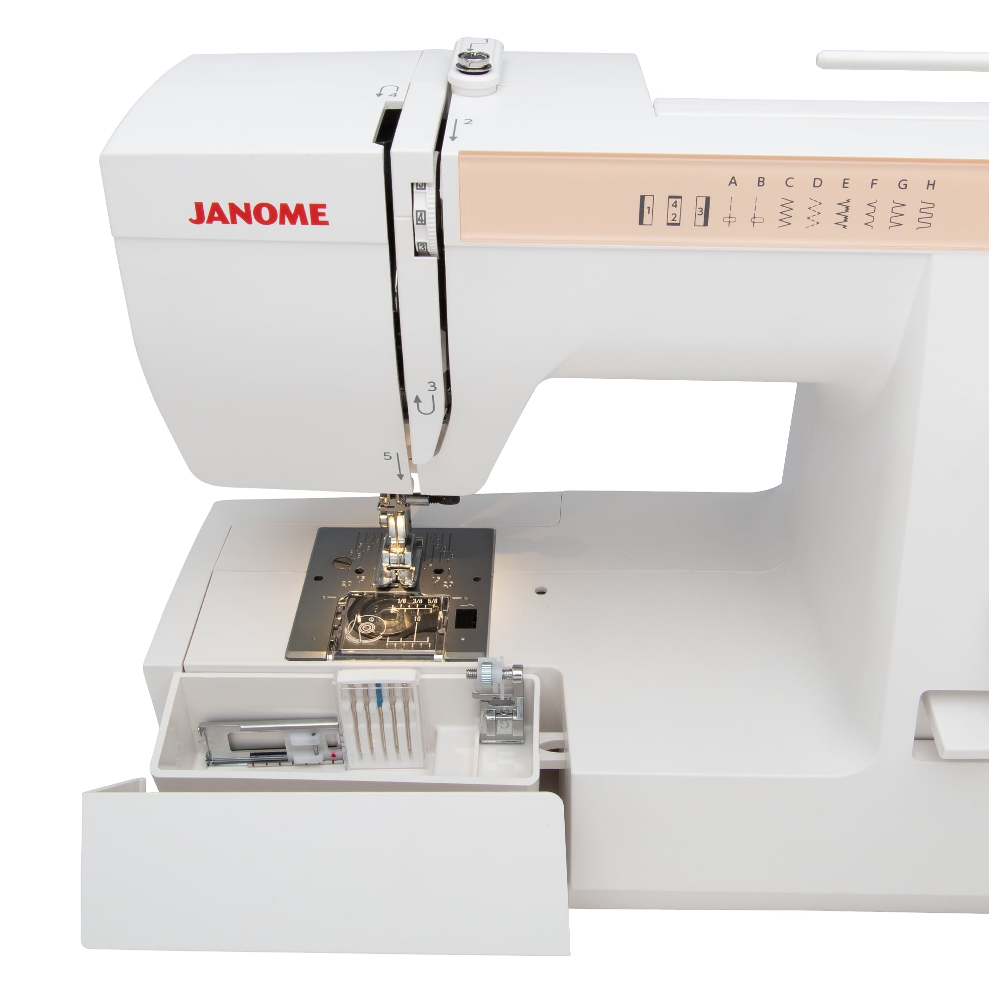 Janome Sewist 709 Mechanical Sewing Machine with Foot Pressure Adjustment