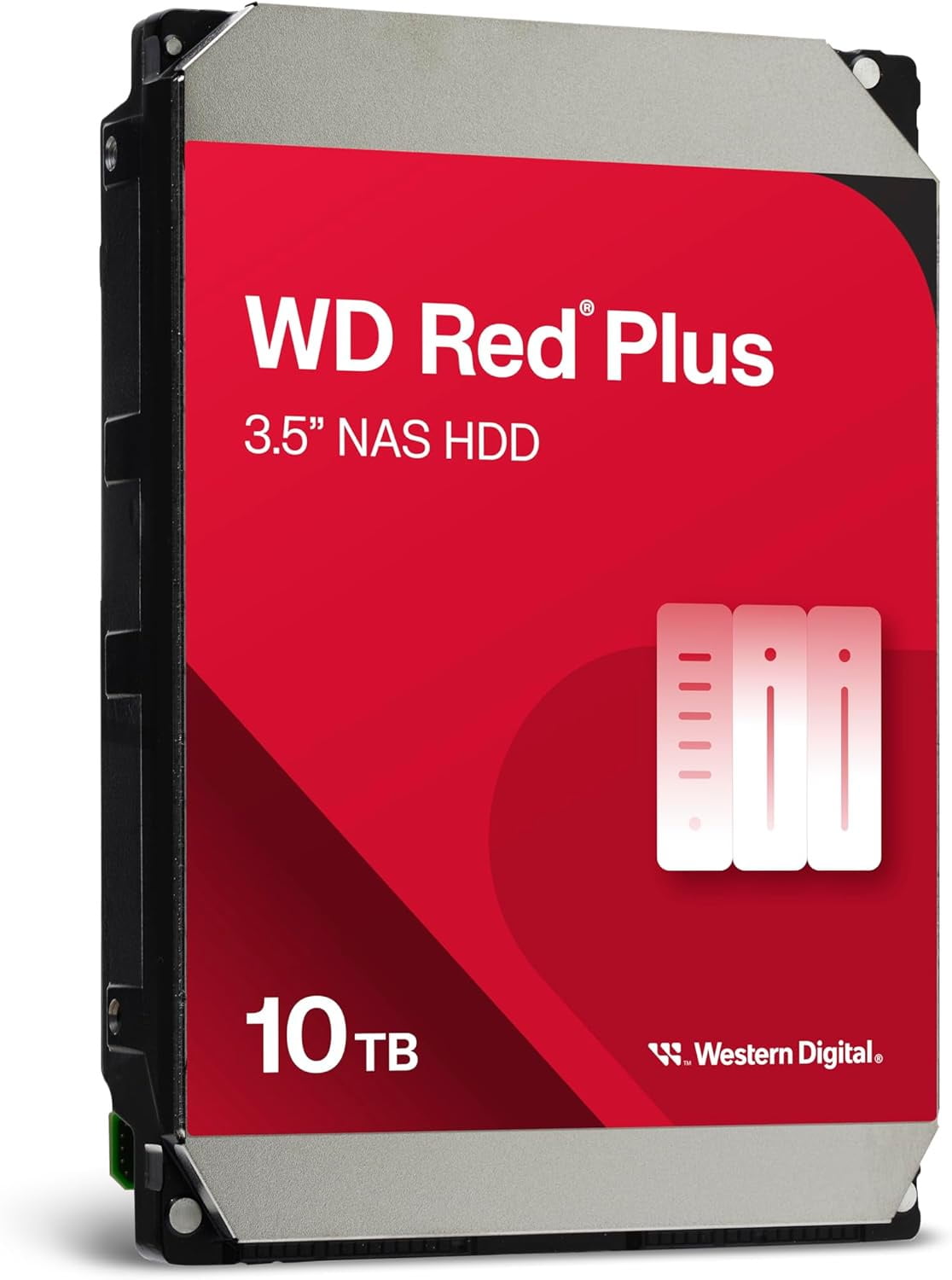 Western Digital 10TB WD Red Plus NAS SATA HDD, 3.5
