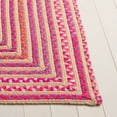 thumbnail image 4 of SAFAVIEH Braided Jackalyn Geometric Reversible Area Rug, Natural/Red, 5' x 8', 4 of 11