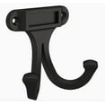 thumbnail image 2 of STARLIGHT- Brainerd B42292J-Fb Flat Black 3 1/5" Label Double Prong Hook (2 Pack), 2 of 5
