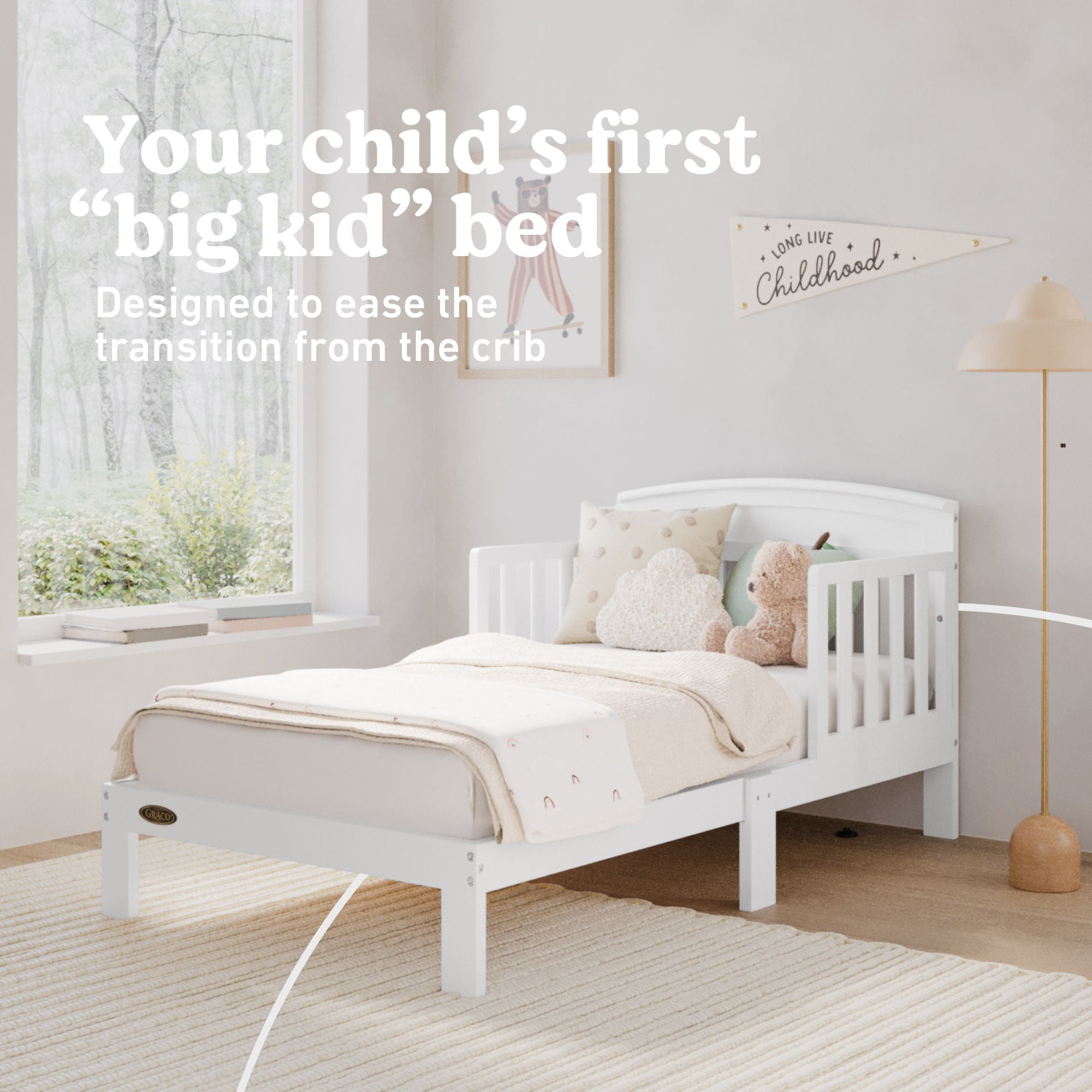 Graco Benton Toddler Bed, White