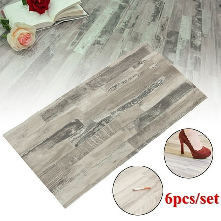 6pcs Wood Pattern Waterproof Pvc Floor Tile Self Adhesive Vinyl 6pcs Wood Pattern Waterproof Pvc Floor Tile Self Adhesive Vinyl Flooring Sticker Com