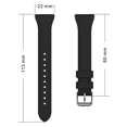 thumbnail image 2 of Replacement Silicone Strap for Smart Watch - Universal Small Size Thin Strap (Light Pink 22mm*1PCS), 2 of 4