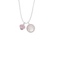 thumbnail image 2 of Delight Jewelry Pink Faceted Glass Spinner To the World You are a Mother Locket Necklace, 2 of 4