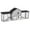 Light Grey, variant on PawHut Large Rabbit Hutch Wood Bunny Cage Outdoor Guinea Pig House with Double Runs Slide Out Tray Ramps, 83"x18"x33", Natural