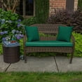 thumbnail image 5 of Casual Cushion Solid Sunbrella® Fabric 1-Piece Outdoor Throw Pillow, 18"W x 18"L, Canvas Forest Green, 5 of 5
