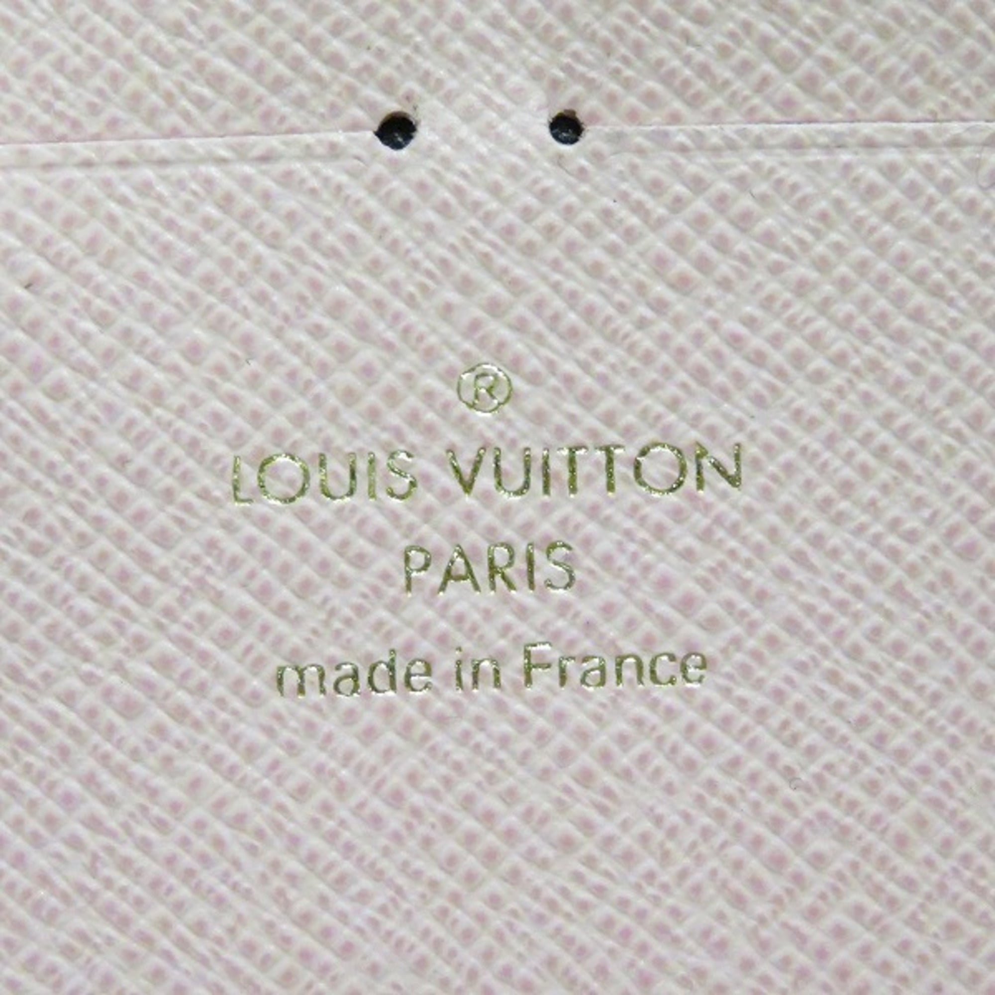LOUIS VUITTON Portefeuille Clemence Long Wallet Purse Damier Azur N61264  73MX929