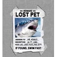 thumbnail image 2 of Reward Lost Pet Poster Adult Heather Gray Long Sleeve Hoodie-Small, 2 of 6