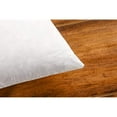 thumbnail image 3 of 18×18 High Quality Goose Down Feather Pillow -5% Down Filling, High Filling Weight, 250 TC Cotton Cover, Square, White., 3 of 5