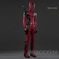 thumbnail image 4 of Nueva máscara de disfraz de Deadpooling 3 con gafas magnéticas, mono con cinturón de Wade Winston Wilson, disfraz de Cosplay para Halloween, 4 of 5