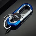 thumbnail image 1 of PEACNNG Car Key Chain  Metal Car Keychain Personalized Waistband Car Keychain for Unisex Double Ring Design, 1 of 3
