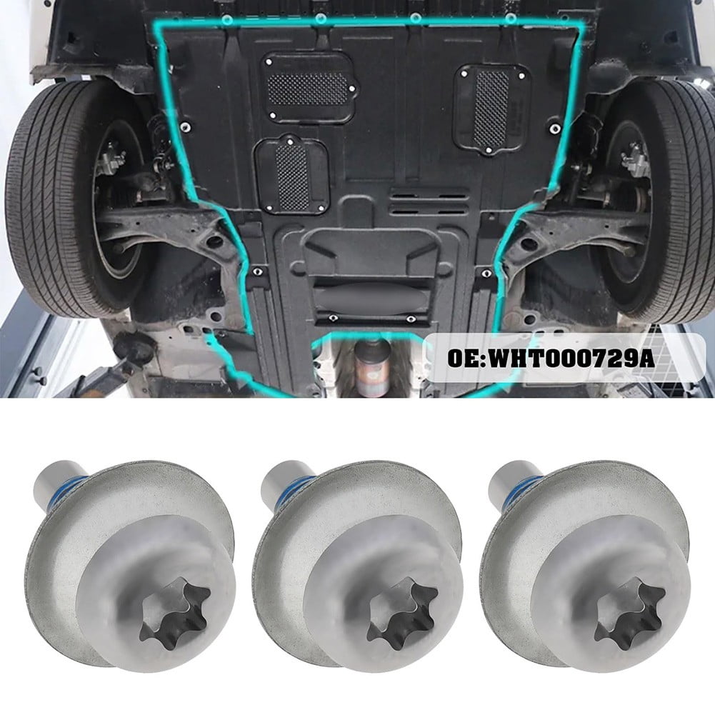 3 Pieces Engine Chassis Bolts And Screws Lower Guard Plate