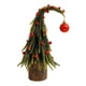 thumbnail image 2 of Mini árbol de Navidad artificial con punta torcida, práctico y decorativo. 30 centímetros, 2 of 9