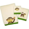 Monkey See 3 Piece Towel Set